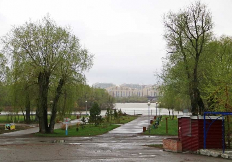 Омск зеленый остров старые фото