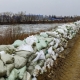 Борьба с паводком: в Усть-Ишиме укрепляют дамбу