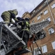 Омские пожарные потушили условное возгорание в здании МВД