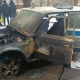 На окраине Омска подожгли полицейский автомобиль
