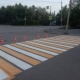 В Омске раньше обычного начали рисовать дорожную разметку