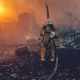На севере Омской области на пожаре погибло двое жителей
