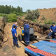 Откачку воды в Осташково ведут в новую водоотводную канаву