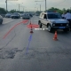 На путепроводе перед Московкой автоледи на «Тойоте» столкнулась с мотоциклом