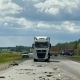 На востоке Омской области лихач на BMW столкнулся с фурой Volvo и погиб