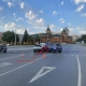 В Омске в ДТП у Соборной площади пострадали женщина с младенцем