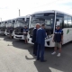 Ключи от пяти новых ПАЗов вручили омскому перевозчику