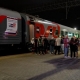 В Омск следует поезд, брендированный к выборам в Госдуму