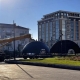 В центре Омска начали собирать шар «Держава»