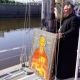 Из Омска в Ачаирский икону Иоанна Кронштадтского перевезли по историческому маршруту