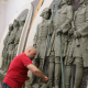 В Омск прибыли барельефы для шара «Держава»